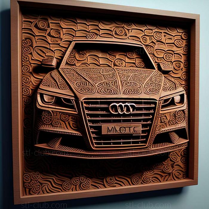 3D мадэль Audi A4 (STL)